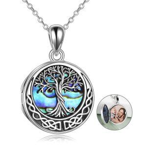 Sterling Silver Tree Of Life Necklace-0