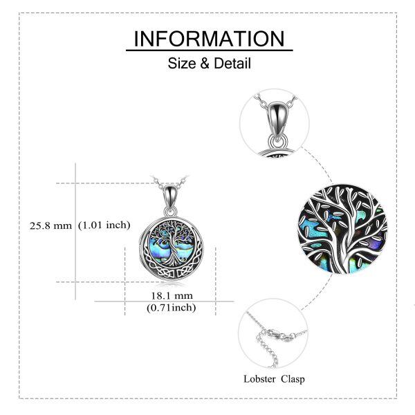 Sterling Silver Tree Of Life Necklace-4