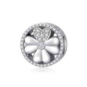 Sterling Silver Four-Leaf Clover Charms-0