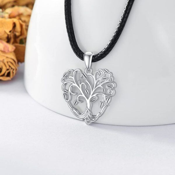 Sterling Silver Tree Of Life Necklace-4