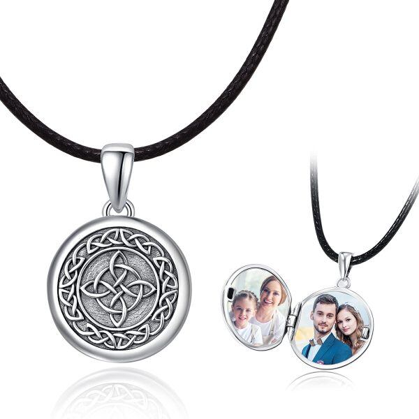 Sterling Silver Celtic Necklace-0