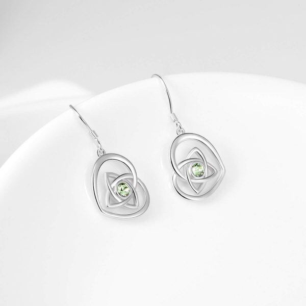 Sterling Silver Celtic Earrings-2