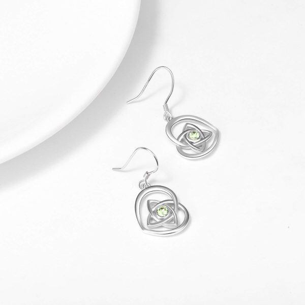 Sterling Silver Celtic Earrings-3