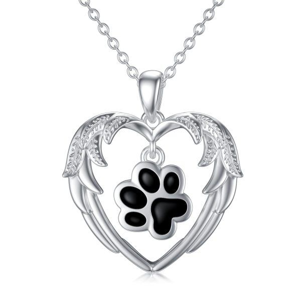 Sterling Silver Dog Necklace-0