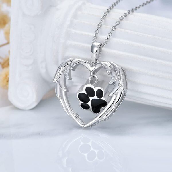 Sterling Silver Dog Necklace-1