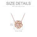wholesale Rose Gold 925 Sterling Silver Austrian Crystal Heart Shaped Pendant Necklace - Anniversary/Birthday Gifts for Her-0-4