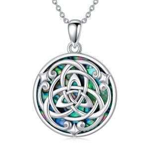 Sterling Silver Celtic Necklace-0