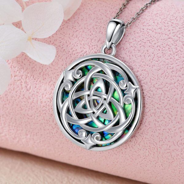 Sterling Silver Celtic Necklace-2