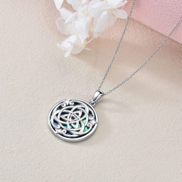 Sterling Silver Celtic Necklace-3