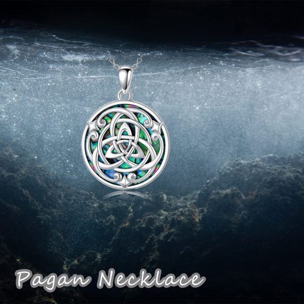 Sterling Silver Celtic Necklace-4