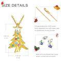 wholesale 925 Sterling Silver Crystal Tree Pendant Necklace for Girls & Teenagers-0-4