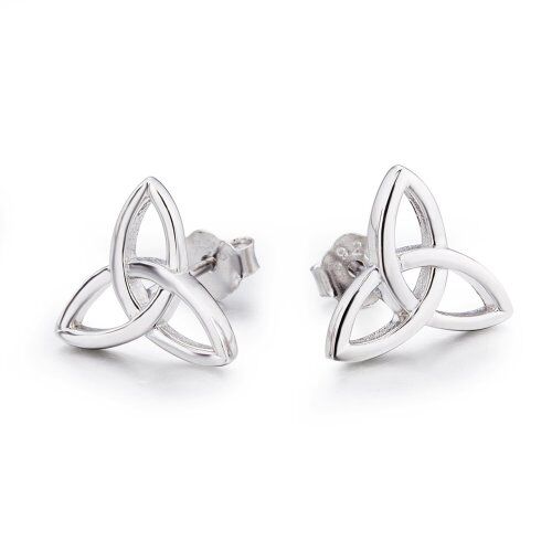 925 Sterling Silver Celtic Knot Stud Earrings