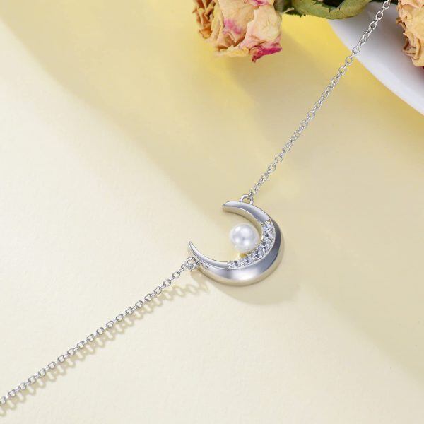 Sterling Silver Moon Bracelets-3