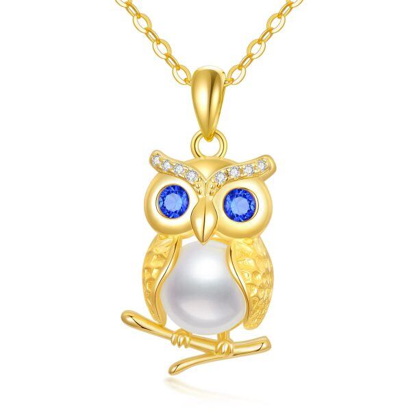 Sterling Silver Cute Animal Jewelry Necklace-0