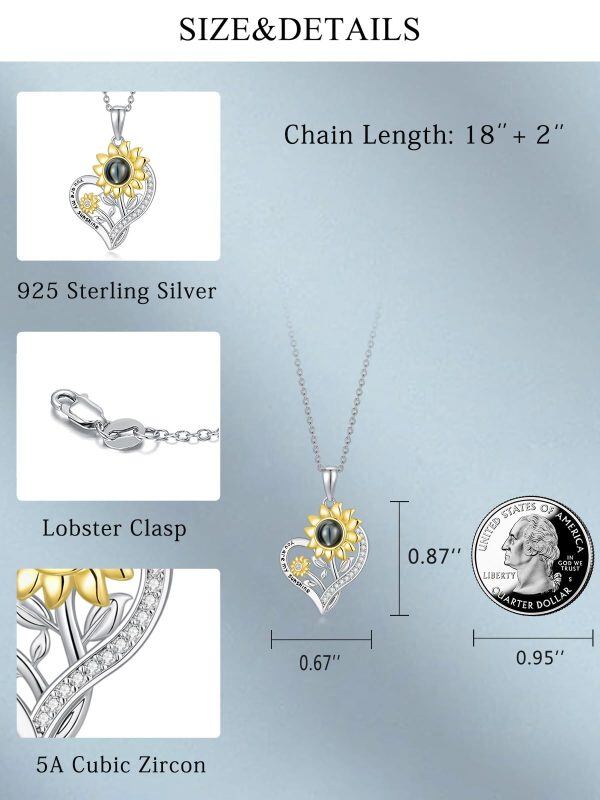 Sterling Silver Necklace jewelry Romantic Gifts-4