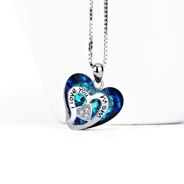 Sterling Silver Heart Necklace-3