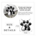 wholesale 925 Sterling Silver Dog Paw Print Cremation Jewelry Keepsake Necklace-0-4