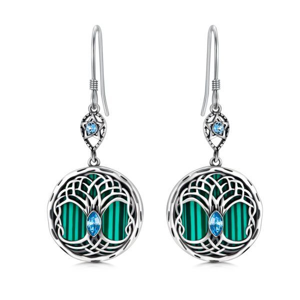 Sterling Silver Celtic Earrings-0