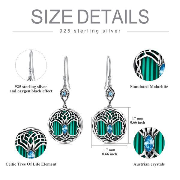 Sterling Silver Celtic Earrings-3