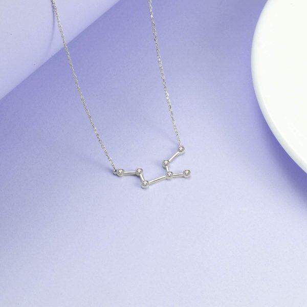 Sterling Silver Zodiac Necklace-2