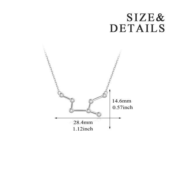 Sterling Silver Zodiac Necklace-3