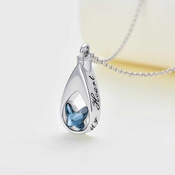 Sterling Silver Ashes Urn Necklace -1