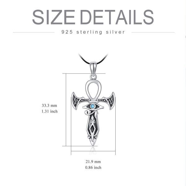 Sterling Silver Cross Necklace-3