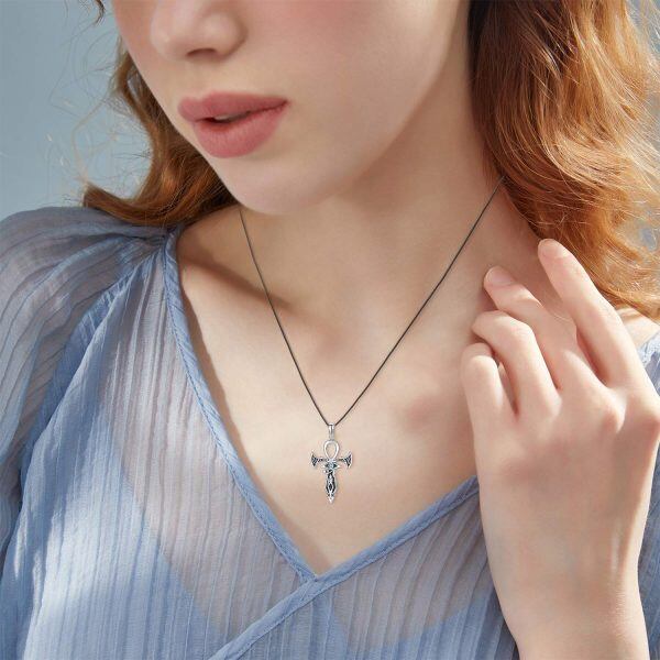 Sterling Silver Cross Necklace-5