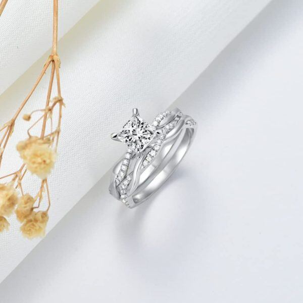 Sterling Silver Bridal Sets Ring -2