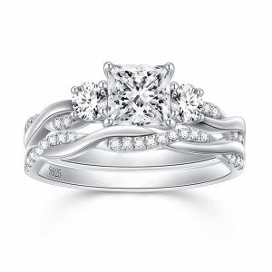 Sterling Silver Bridal Sets Ring -0