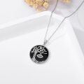 wholesale 925 Sterling Silver Black Onyx Evil Eye Tree of Life Pendant Necklace for Women-0-3