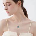 wholesale 925 Sterling Silver Abalone Shell Tree of Life Pendant Necklace for Women-0-1