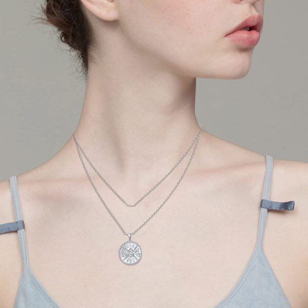 Sterling Silver Giraffe Necklace -4