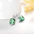 wholesale Sterling Silver Austrian Crystal Hypoallergenic Leverback Earrings Women s Gift-0-3