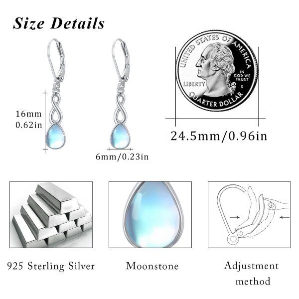 Sterling Silver Infinity Earrings-1