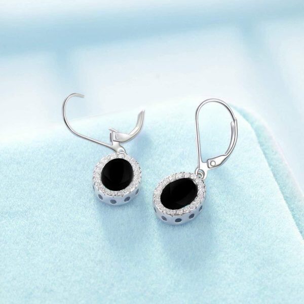 Sterling Silver Leverback Earrings -2