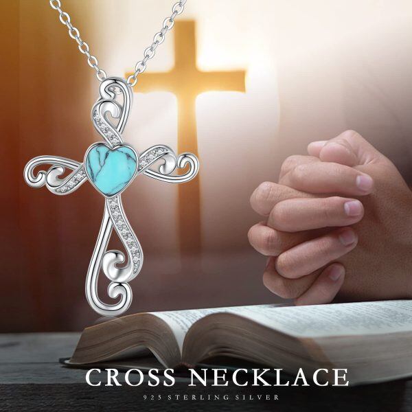 Sterling Silver Cross Necklace-4