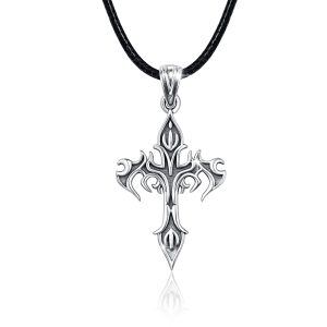 Sterling Silver Celtic Cross Necklace-0