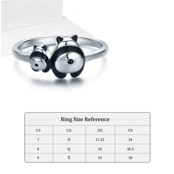 Sterling Silver Panda Ring-1