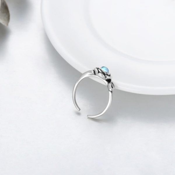 Sterling Silver Open Ring -4