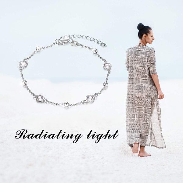 Sterling Silver Ankle Bracelet -4