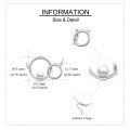 wholesale 925 Sterling Silver Circle Design with Freshwater Pearl Pendant Necklace for Women-0-4