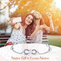 wholesale 925 Sterling Silver Infinity Butterfly Charm Bracelet for Women - Forever My Friend & Always My Sister-0-1