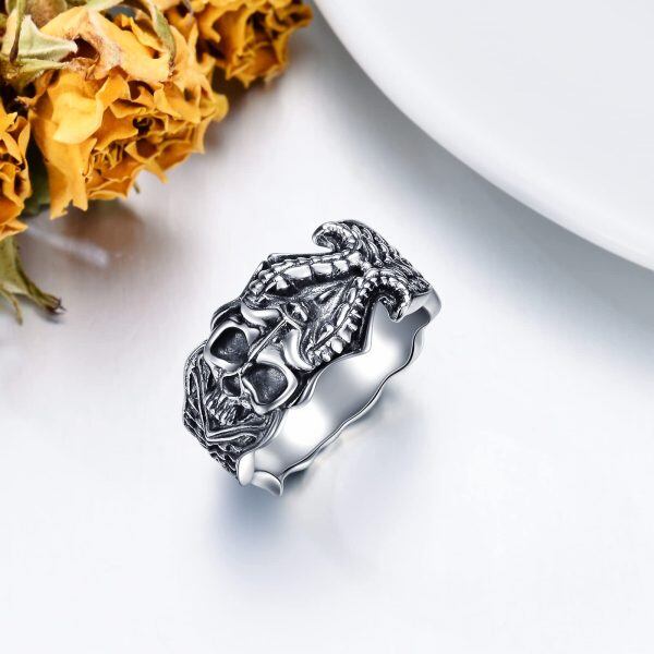 Sterling Silver Gothic Ring -1