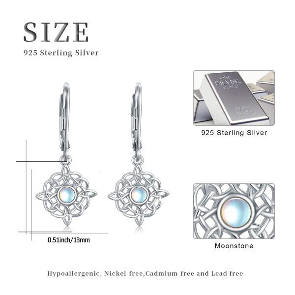 Sterling Silver Celtic Earrings-6