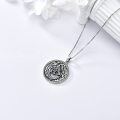 wholesale 925 Sterling Silver Celtic Knot Wolf Pendant Necklaces for Women s-0-4
