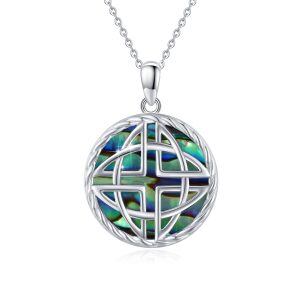 Sterling Silver Celtic Necklace-0