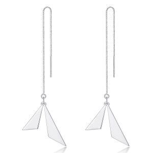 Sterling Silver Threader Earrings -0