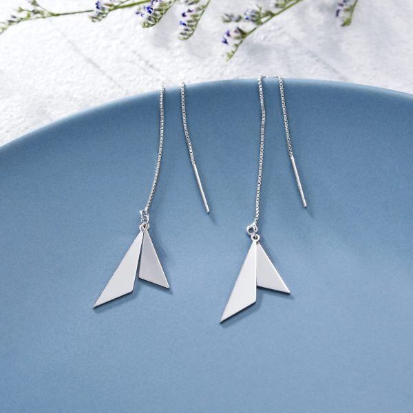 Sterling Silver Threader Earrings -3