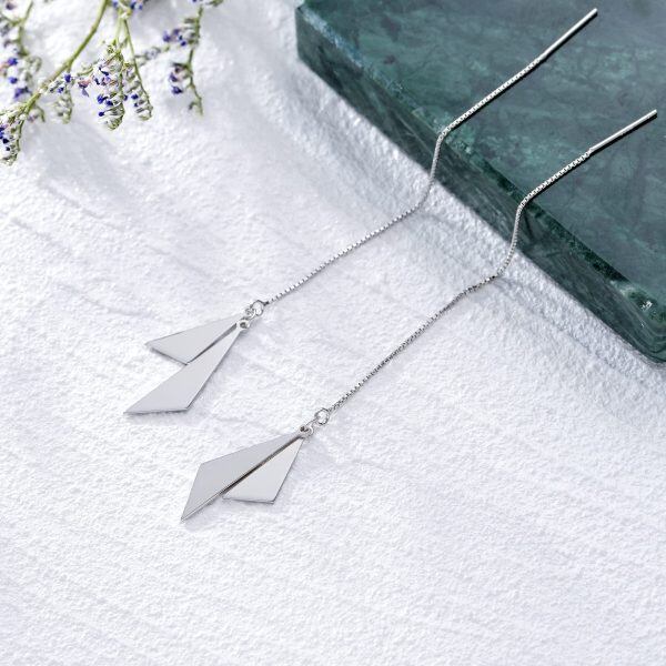 Sterling Silver Threader Earrings -4